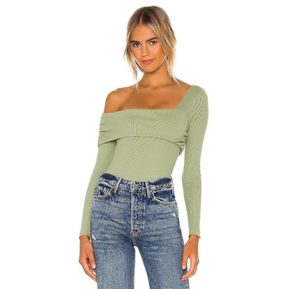 Lovers + Friends Tops - Lovers + Friends Florence Bodysuit Dark Green Women's Size XL